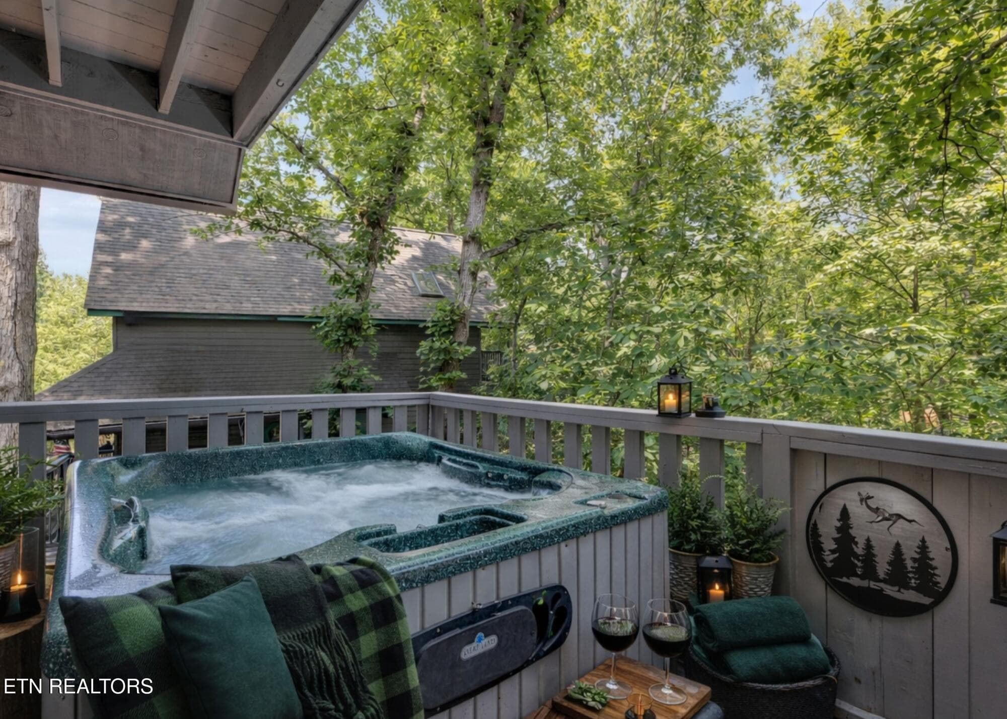 Staged Hot Tub -2733 Timber Way Woodridg - 2733 Timber Way, Pigeon Forge, TN 37863