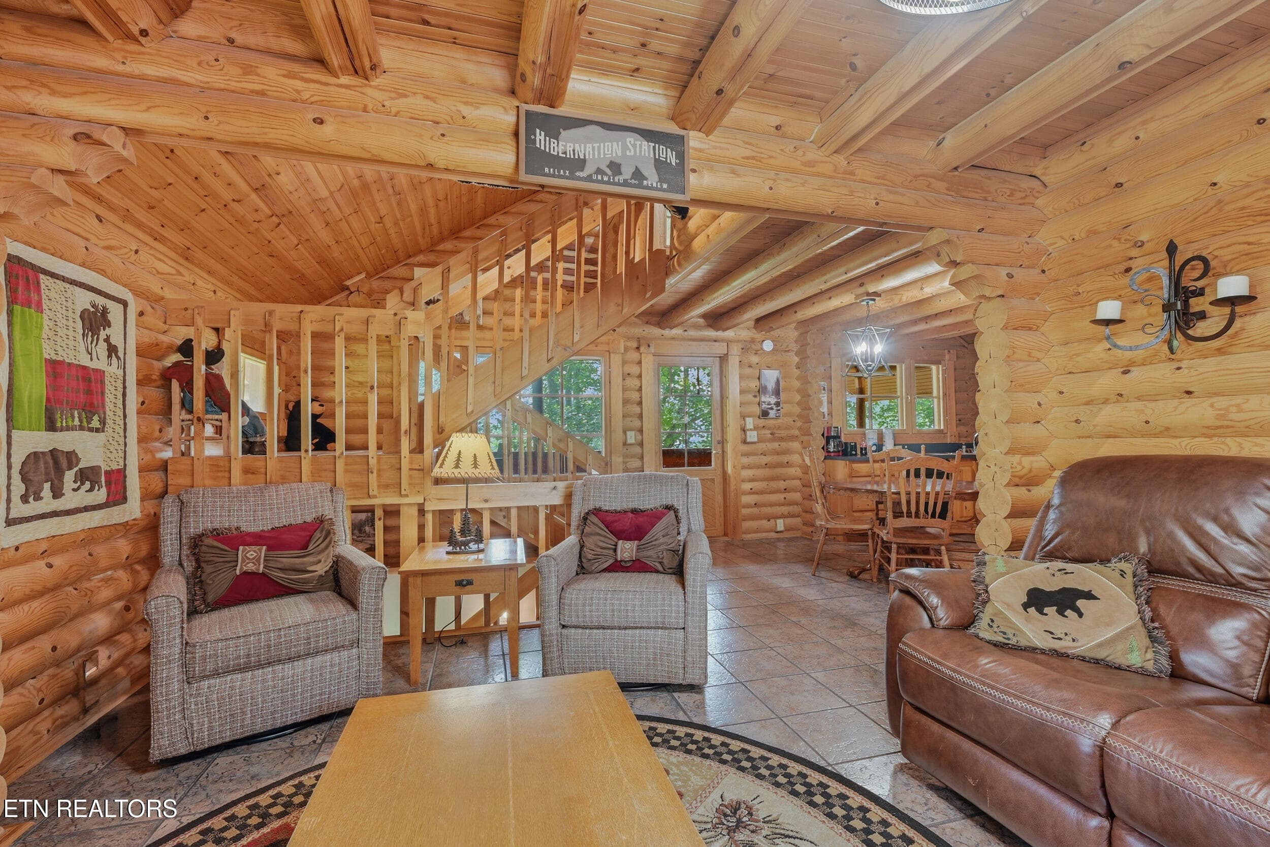 Living room - 917 Pine Cone Way, Gatlinburg, TN 37738, Gatlinburg