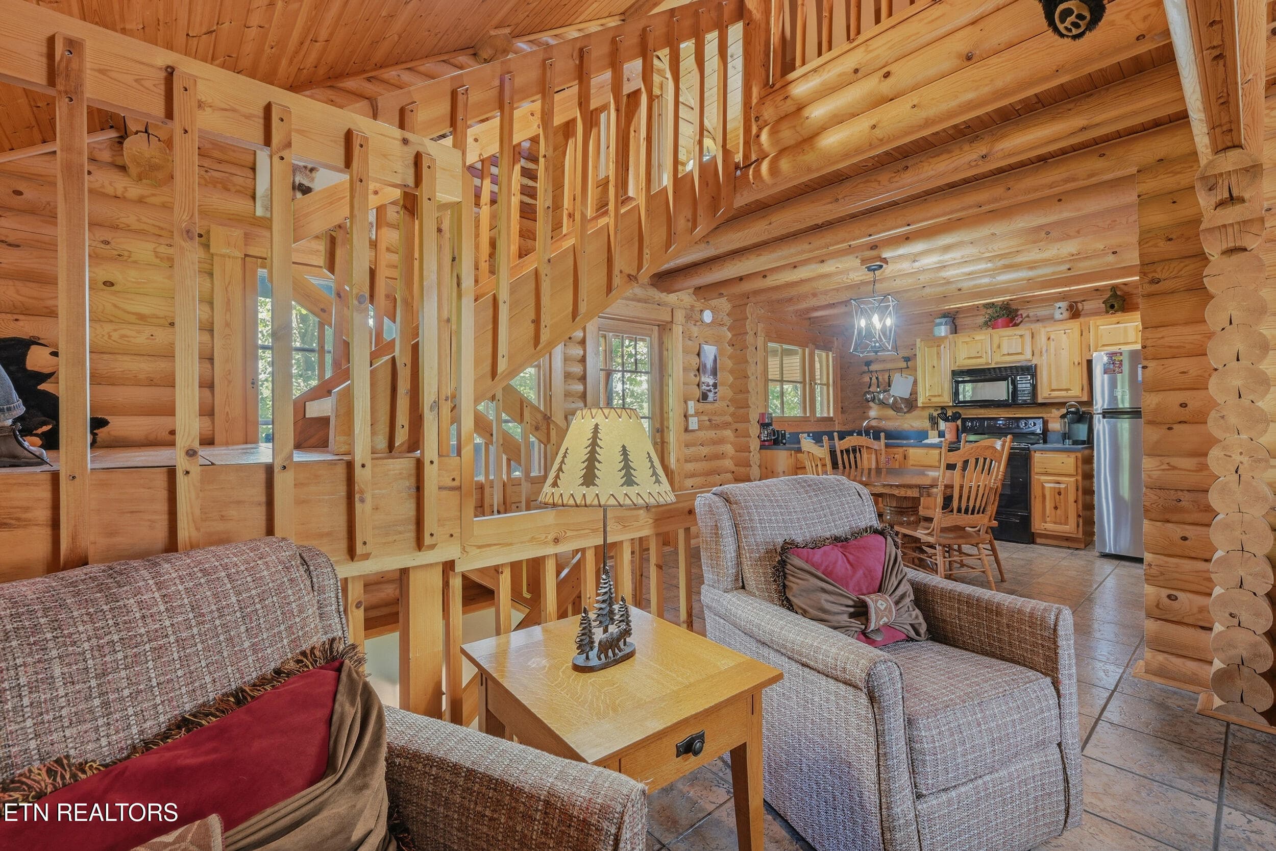 Living room to Kitchen - 917 Pine Cone Way, Gatlinburg, TN 37738, Gatlinburg