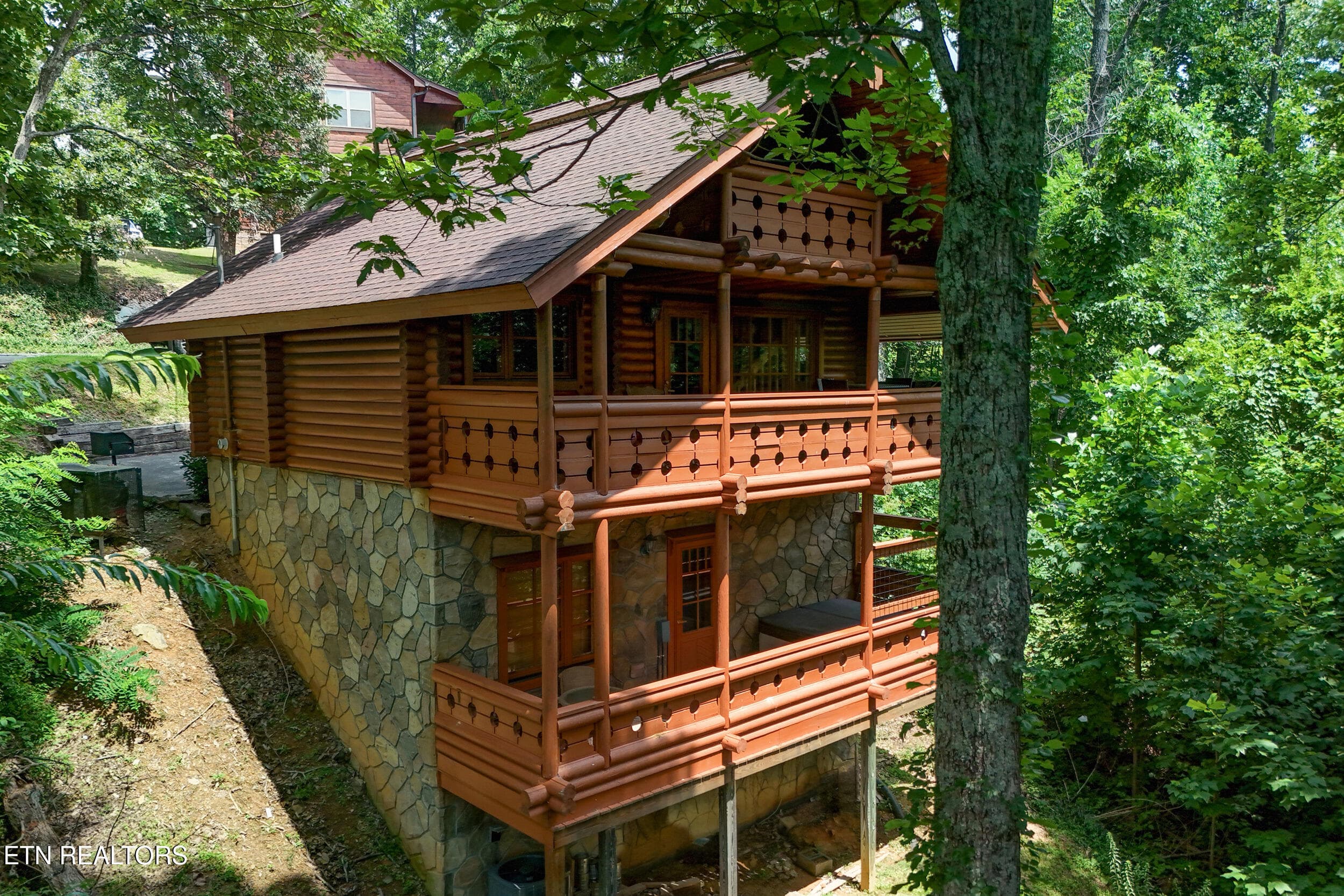 Drone pic - 917 Pine Cone Way, Gatlinburg, TN 37738, Gatlinburg