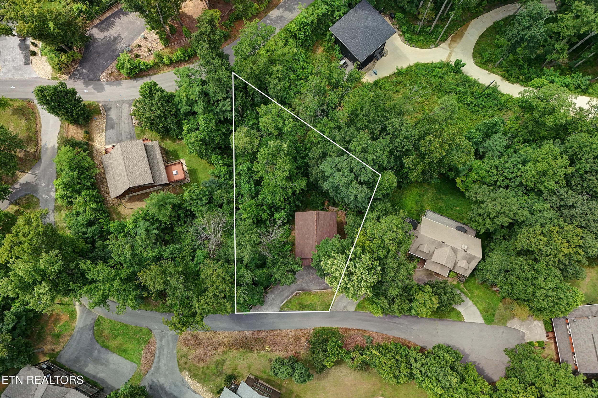 Drone pic - 917 Pine Cone Way, Gatlinburg, TN 37738, Gatlinburg