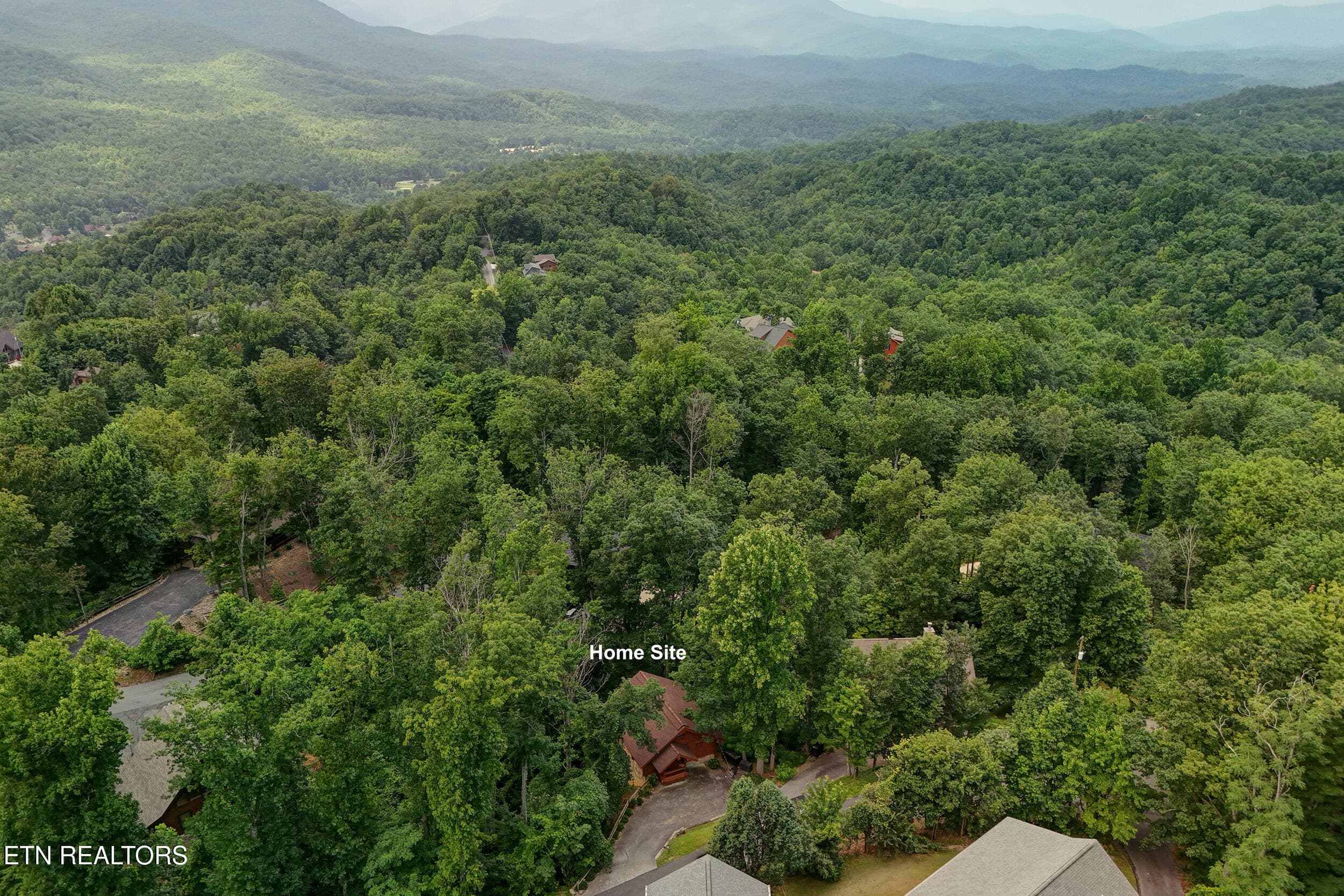 Drone pic - 917 Pine Cone Way, Gatlinburg, TN 37738, Gatlinburg