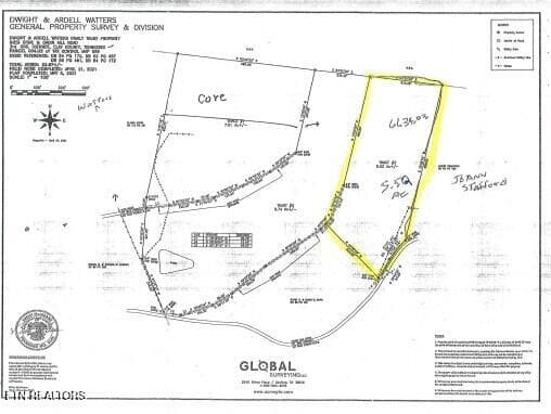 SURVEY - 5.52ac Cabin Hill Rd, Celina, TN 38551