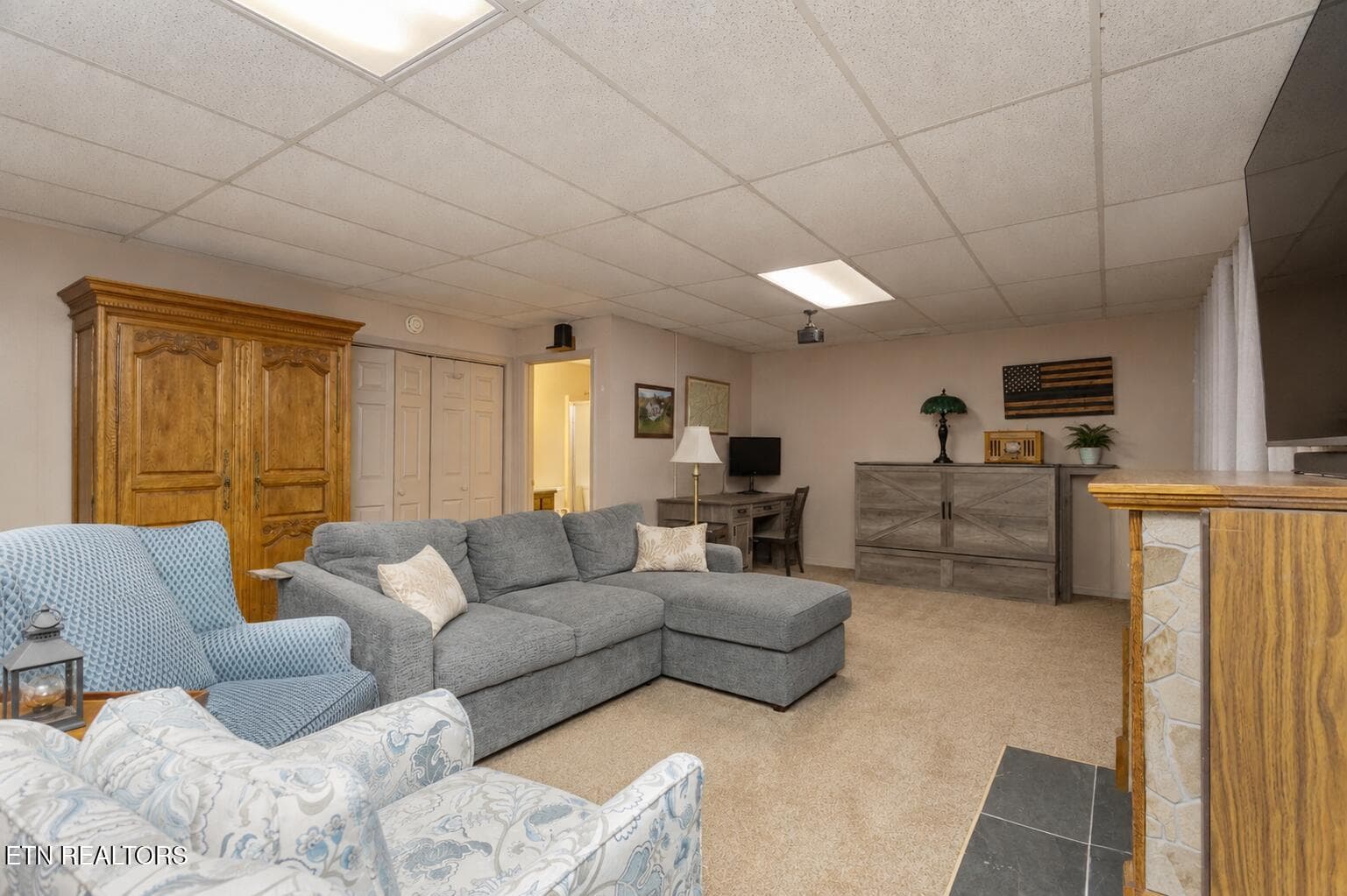 Lower level great room - 579 Dogwood Lane, Spring City, TN 37381, Spring City