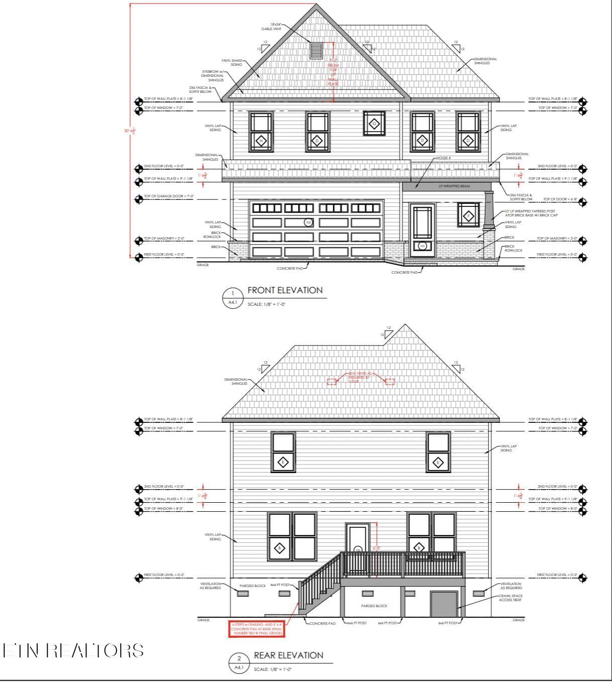 Elevation - 3308 Mountain Aster Drive, Knoxville, TN 37924, Knoxville