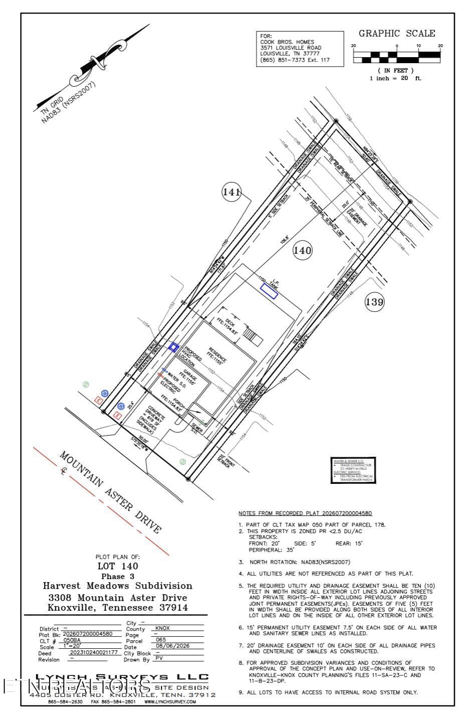 Site - 3308 Mountain Aster Drive, Knoxville, TN 37924, Knoxville