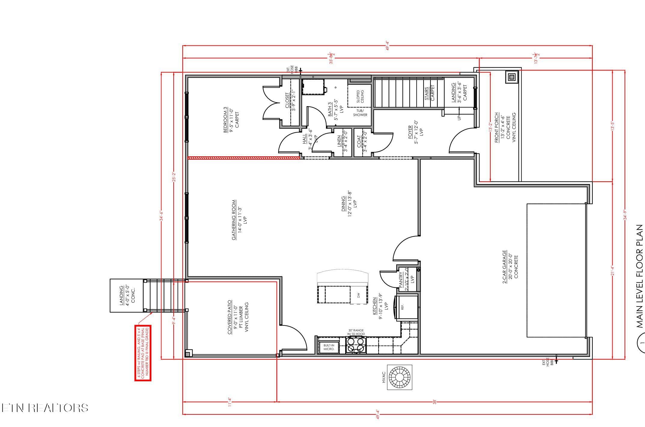 main level - 3302 Mountain Aster Drive, Knoxville, TN 37924, Knoxville