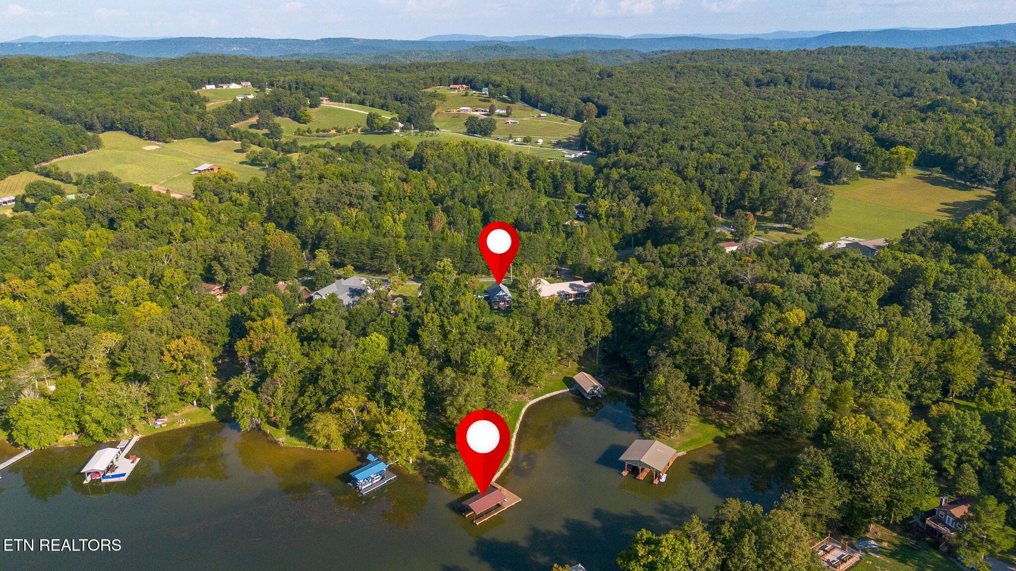 Map Pins (2) - 284 Amy Tr, Spring City, TN 37381, Spring City