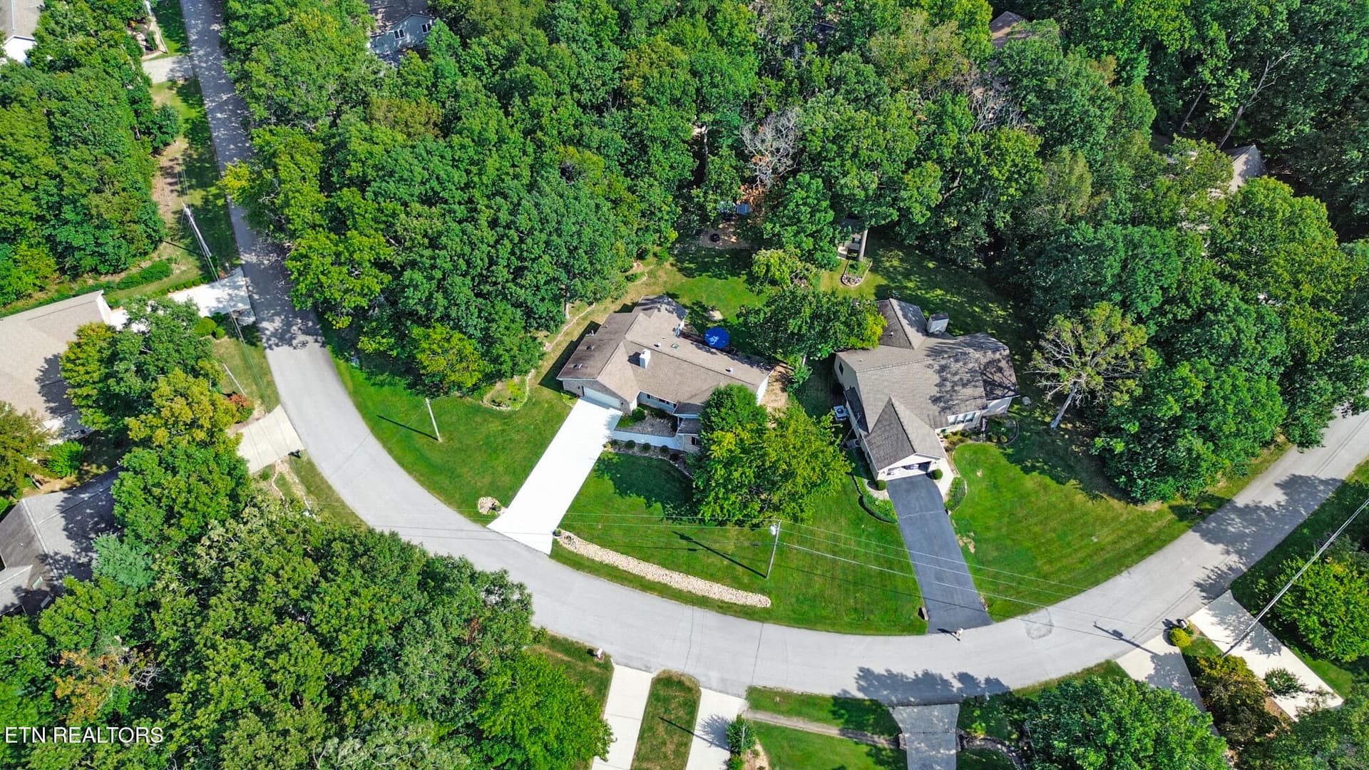 Aerial view - 163 & 159 Lakeside Drive, Crossville, TN 38558