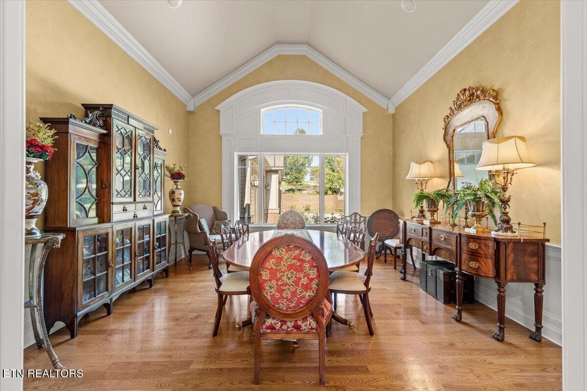 Dining room with Cathedral Ceilings - 436 Waterfront Way, Spring City, TN 37381