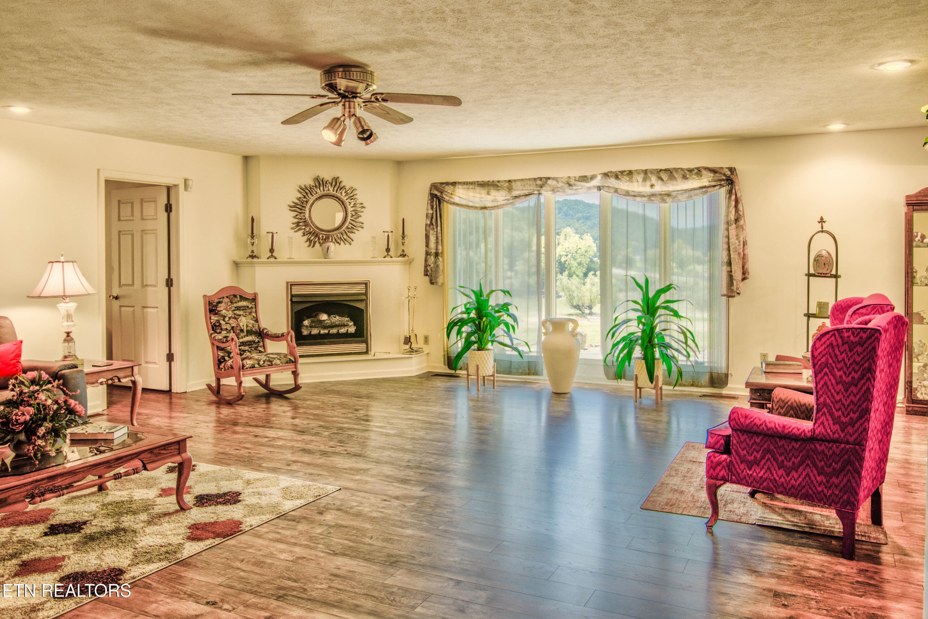 6.4 Living Room with Mountain Lake Views - 110 Rankin Hill Rd, Newport, TN 37821