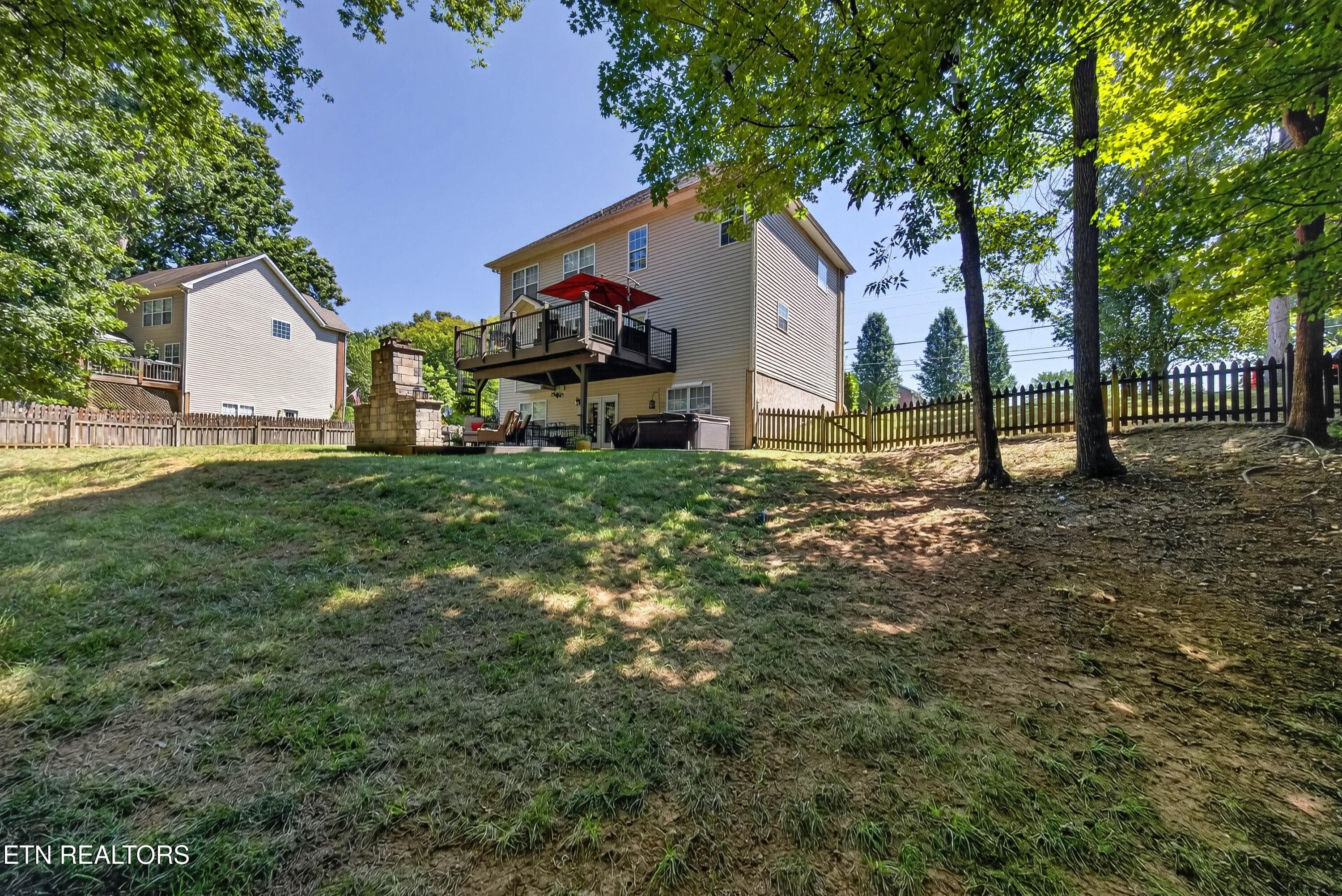 Back Yard - 8821 Nubbin Ridge Rd, Knoxville, TN 37923