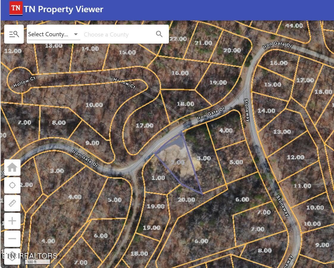 Map Image - Iron Gate Drive, Baneberry, TN 37890