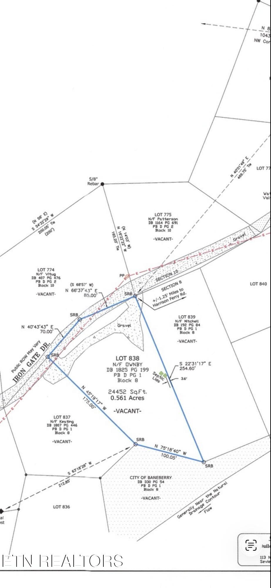 survey1 - Iron Gate Drive, Baneberry, TN 37890