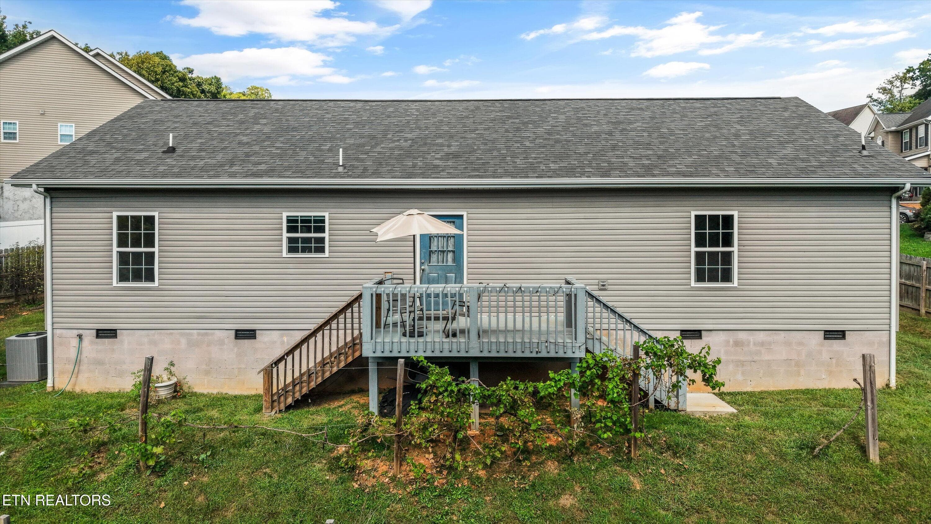 Back Exterior - 2000 Country Brook Lane, Knoxville, TN 37921, Knoxville