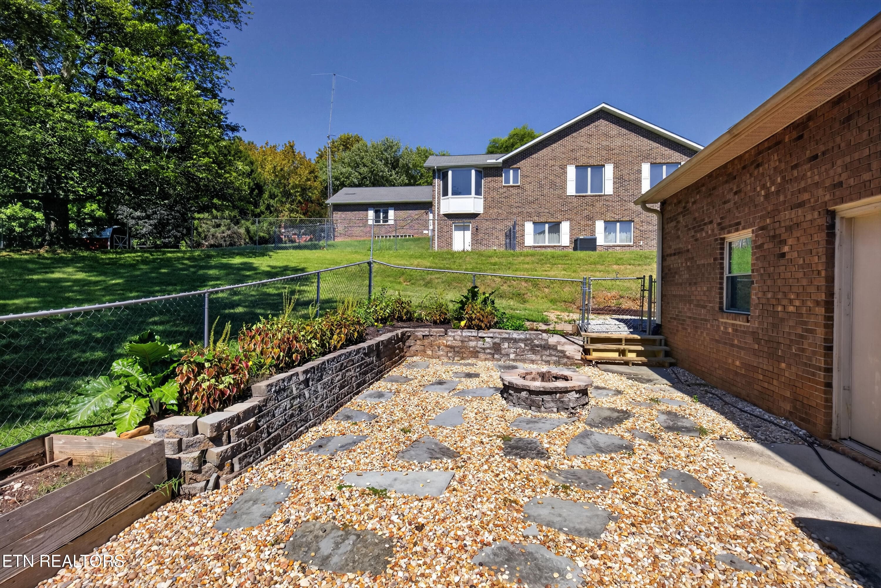 Fenced Firepit area - 12516 Pony Express Drive, Knoxville, TN 37934, Knoxville
