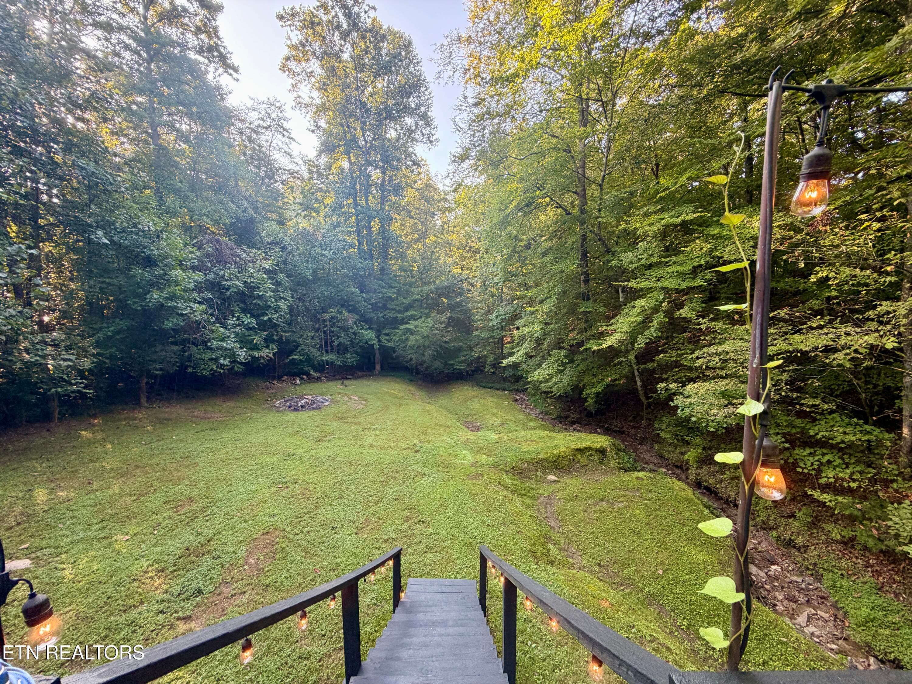 Stairs Leading to Back Yard - 204 Black Fox Harbor Rd, Washburn, TN 37888, Washburn