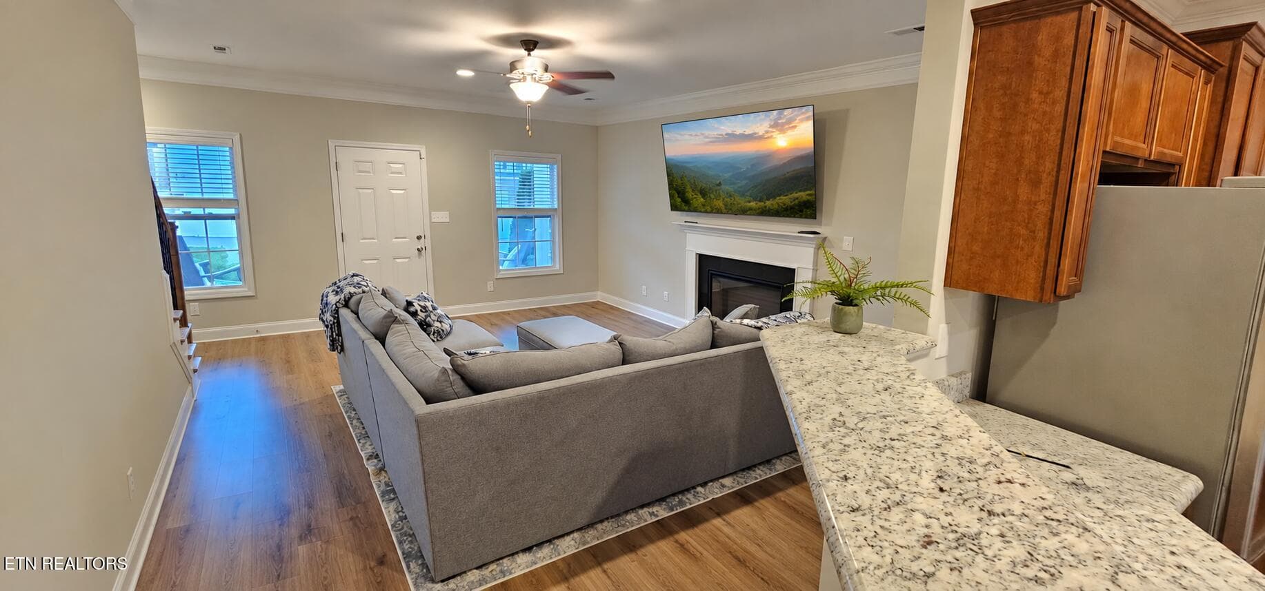 Living room toward front door - 5947 Honeycrisp Rd, Knoxville, TN 37931, Knoxville