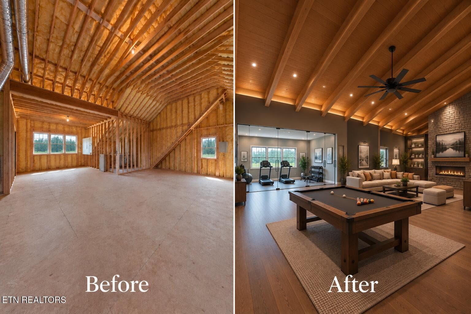 Ai Before and After top floor - 436 Waterfront Way, Spring City, TN 37381