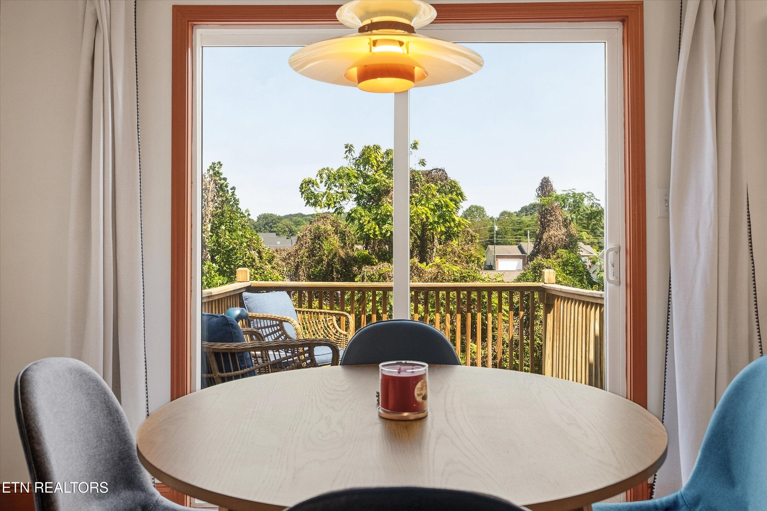 Dining with Private Deck Access - 6601 Sedgefield Drive, Knoxville, TN 37923, Knoxville