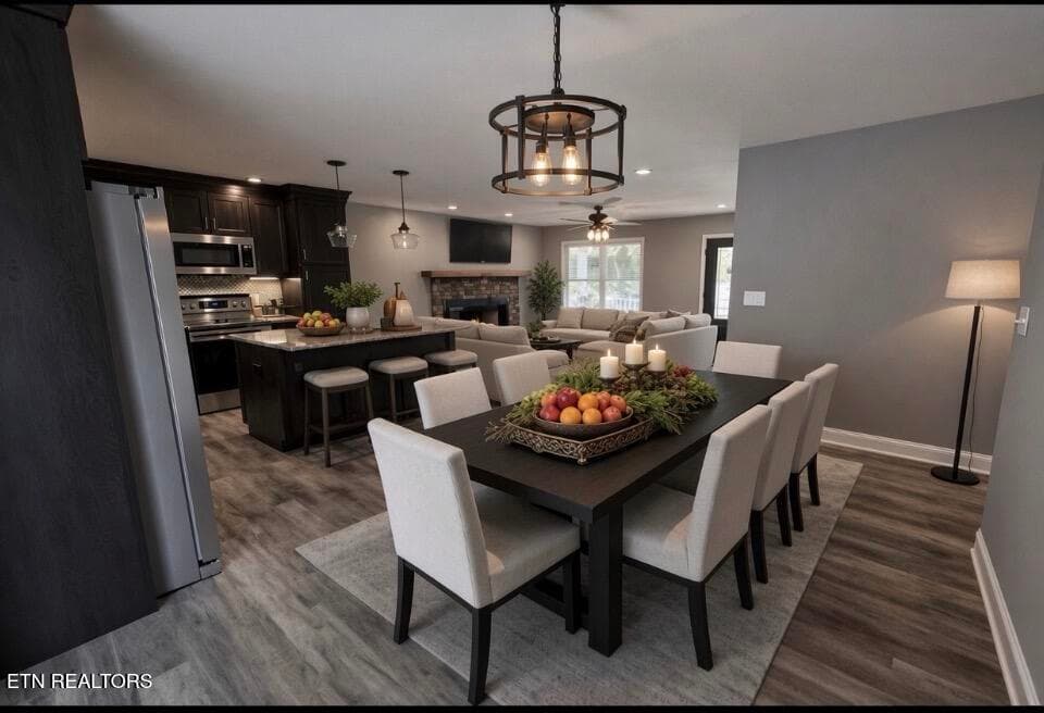 AI Dining Area - 1113 E Woodshire Drive, Knoxville, TN 37922, Knoxville