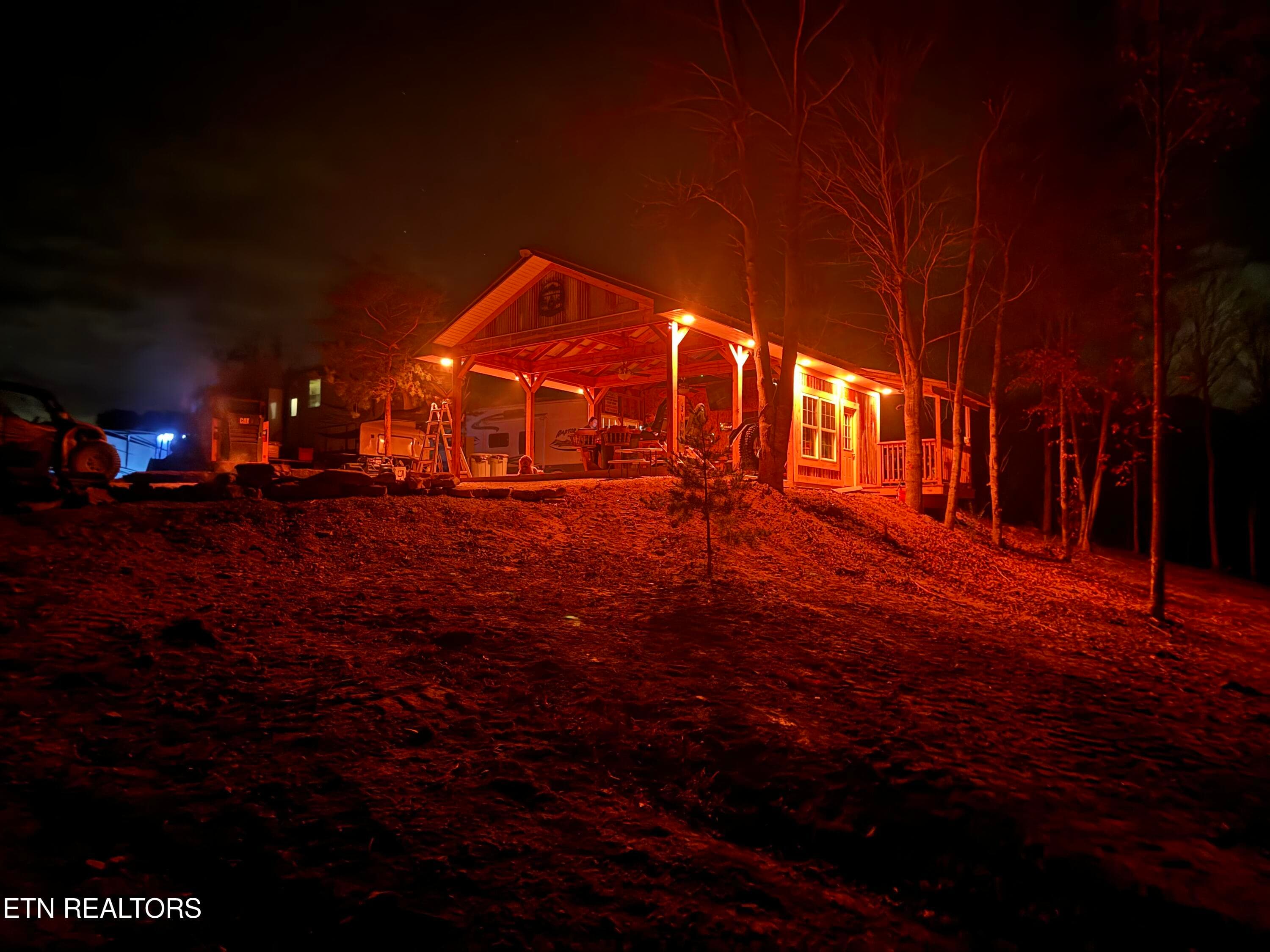 Night Clubhouse - 444 Roses Creek Rd, Clairfield, TN 37715, Clairfield