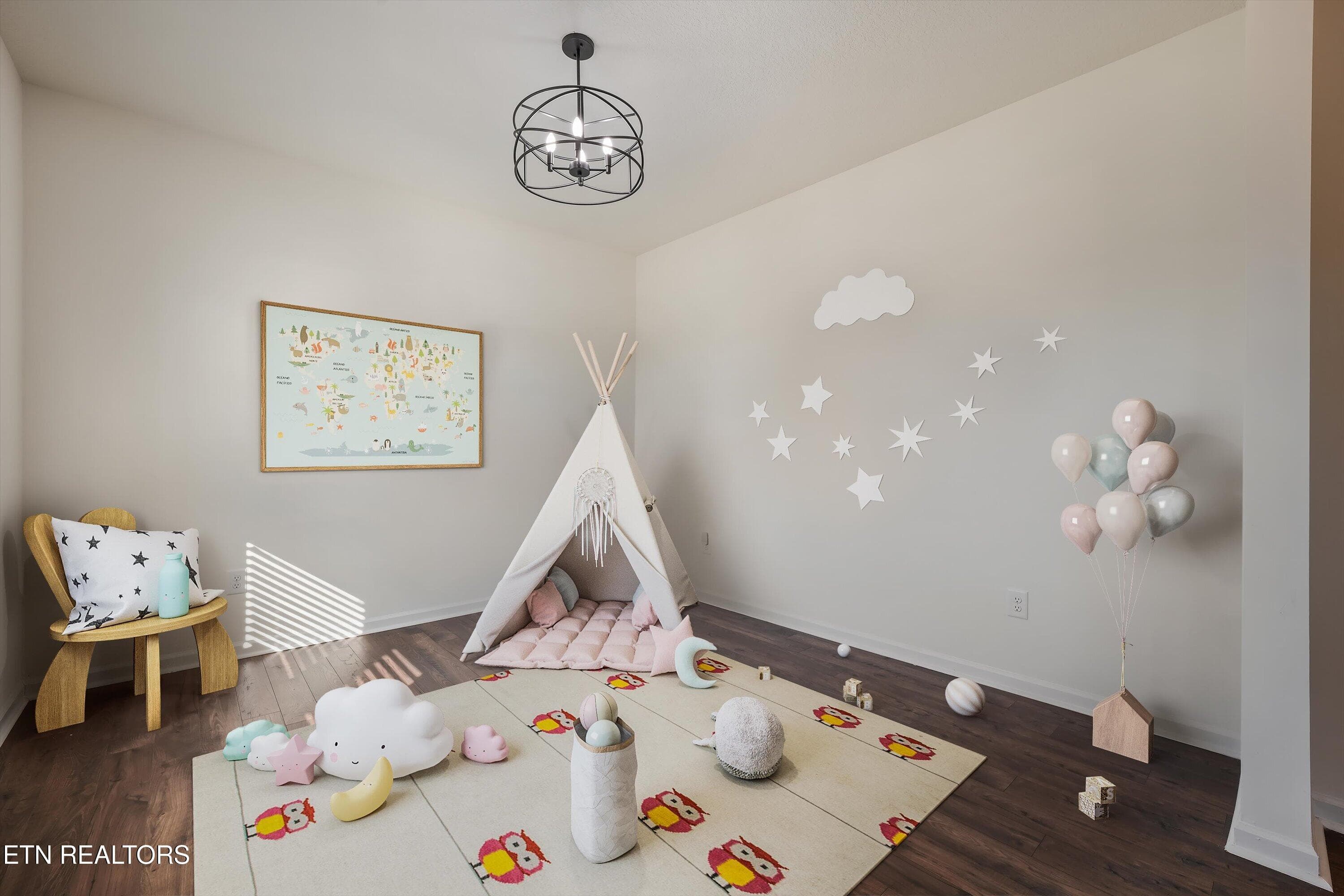 Main Level Play Room or Office - 6341 Night Time Drive, Knoxville, TN 37931, Knoxville
