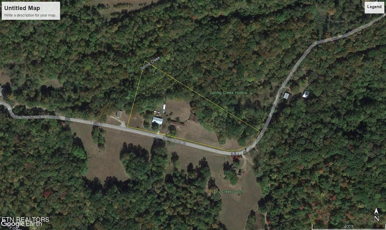 aerial - 6117 Hills Creek Rd, McMinnville, TN 37110, McMinnville