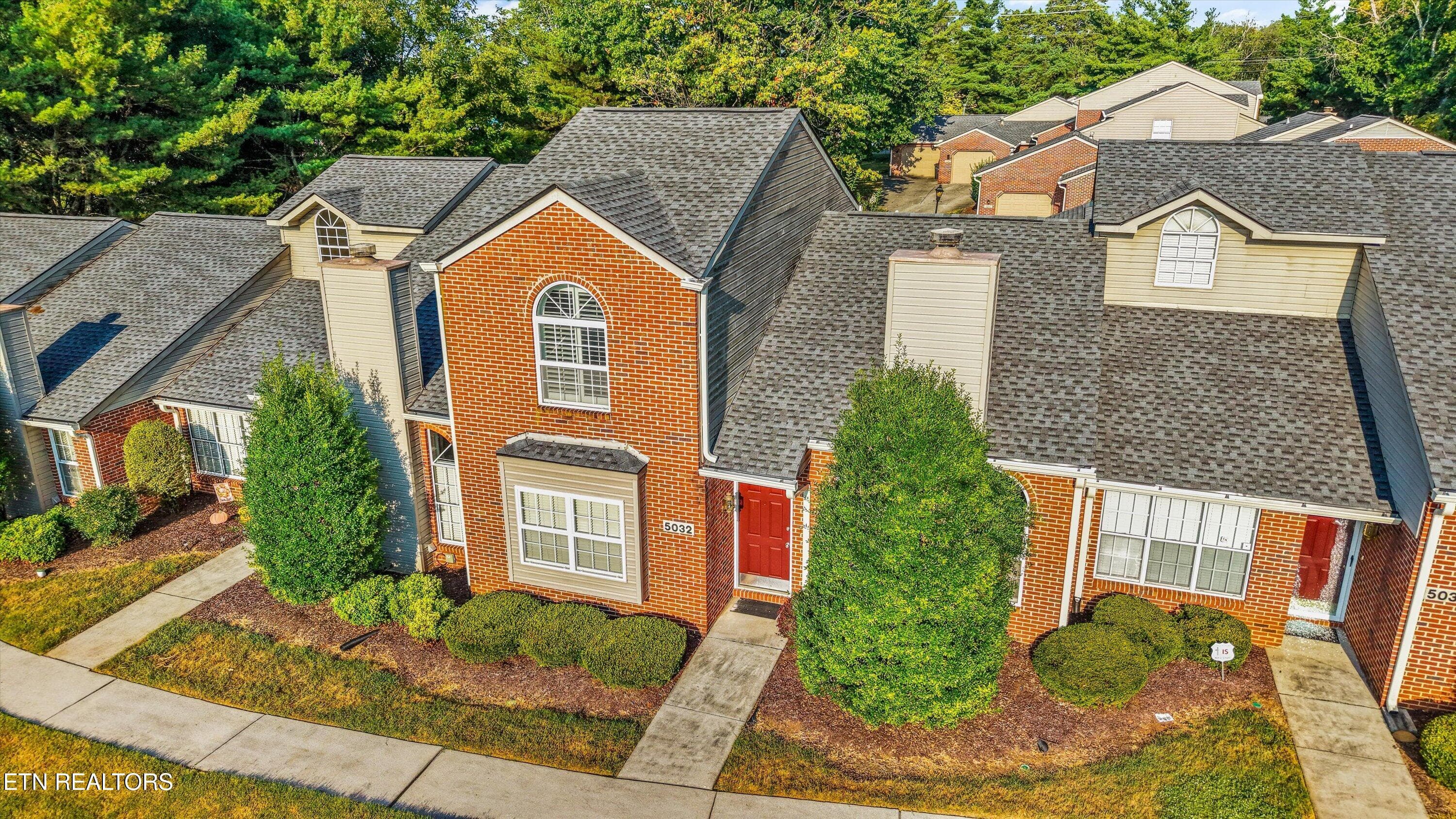 aerial front - 5032 Griffins Gate Lane, Knoxville, TN 37912, Knoxville