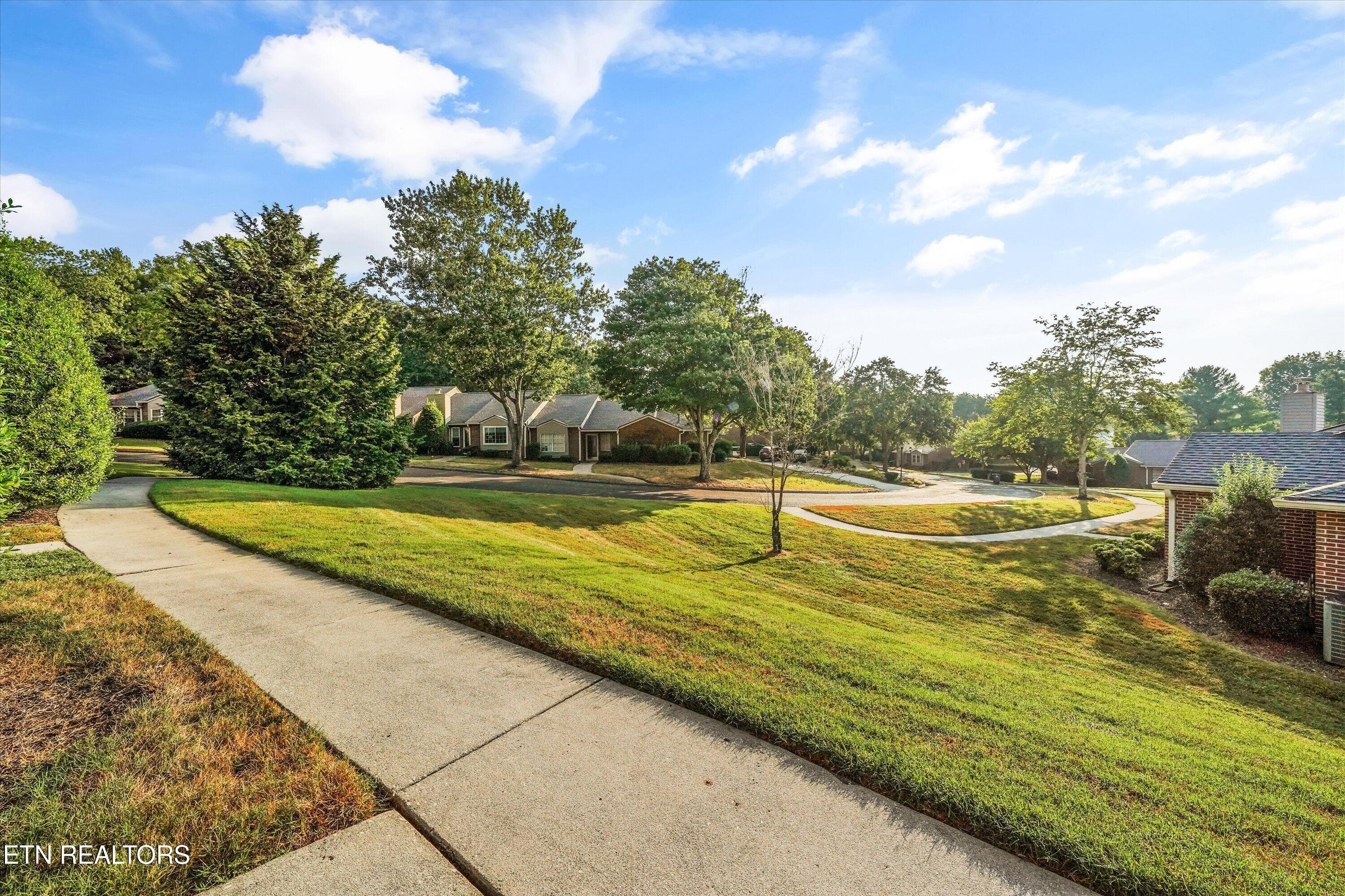 Front yard view from front door - 5032 Griffins Gate Lane, Knoxville, TN 37912, Knoxville