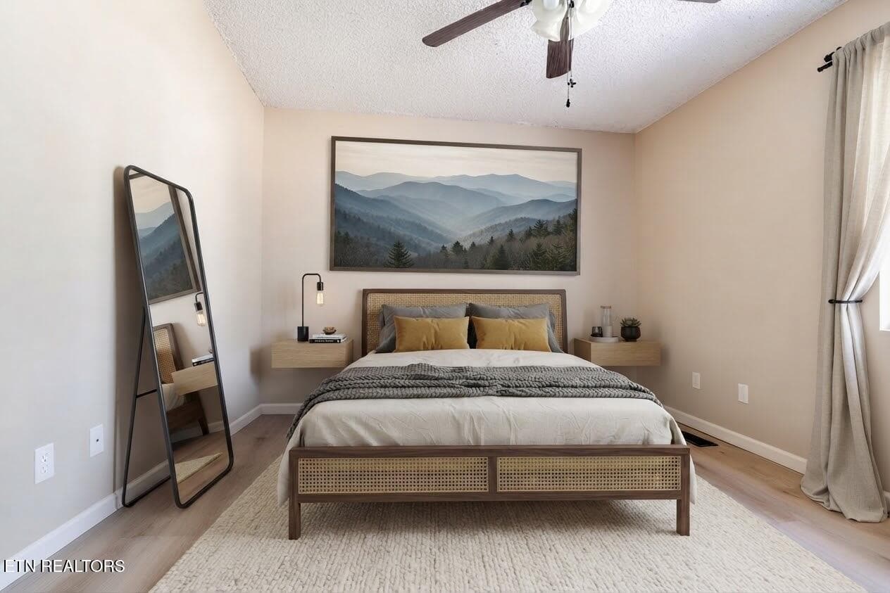 Virtually staged Primary bedroom - 3403 Wexgate Rd, Knoxville, TN 37931, Knoxville