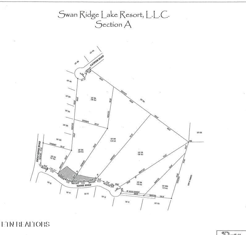 Survey - Lot 57A Goose Rd, Hilham, TN 38568, Hilham