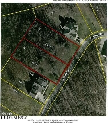 AERIAL MAP - Lots 4 & 5 Fox Hill Rd, Baxter, TN 38544, Baxter