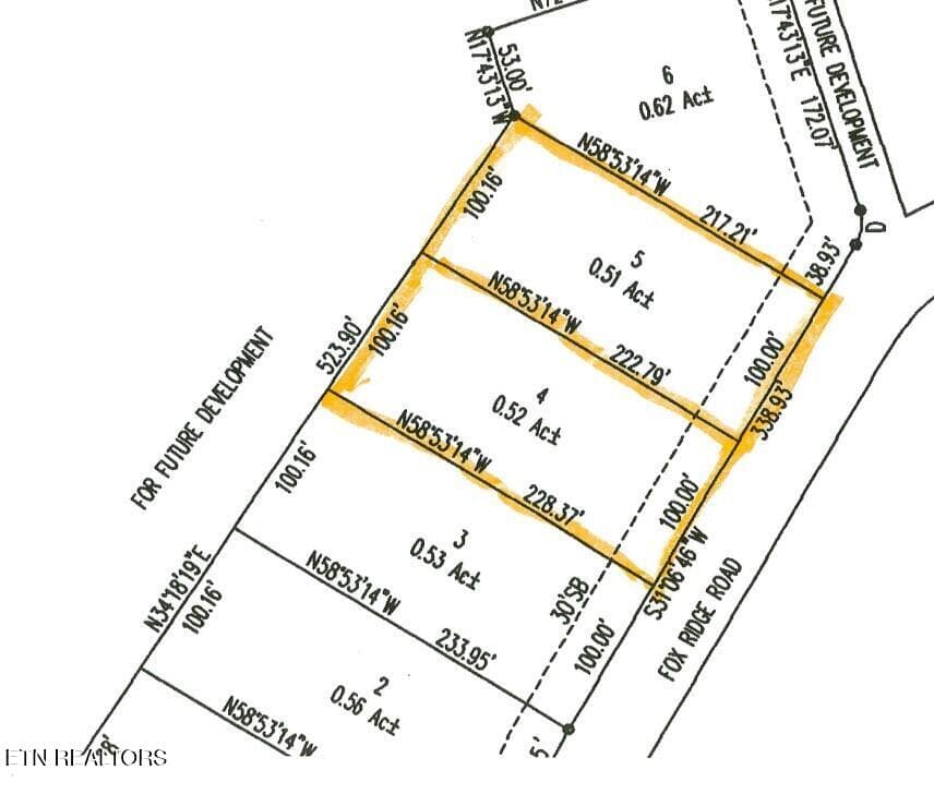 SURVEY - Lots 4 & 5 Fox Hill Rd, Baxter, TN 38544, Baxter
