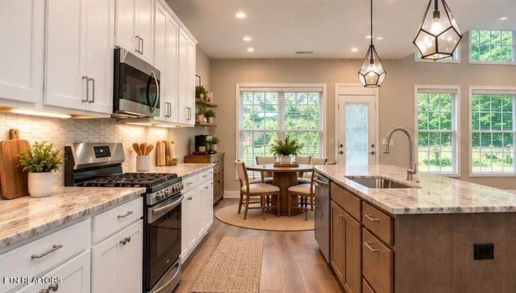 Kitchen - Virtually Staged - 1111 Snowy Peak Lane, Knoxville, TN 37922, Knoxville