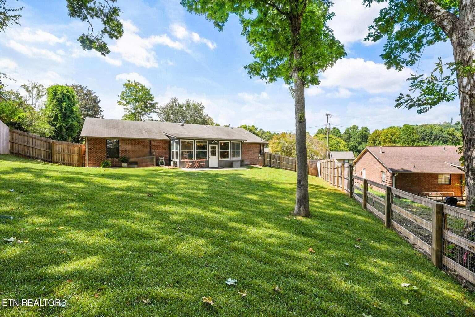 Huge Backyard - 4525 Nathan Drive, Knoxville, TN 37938, Knoxville