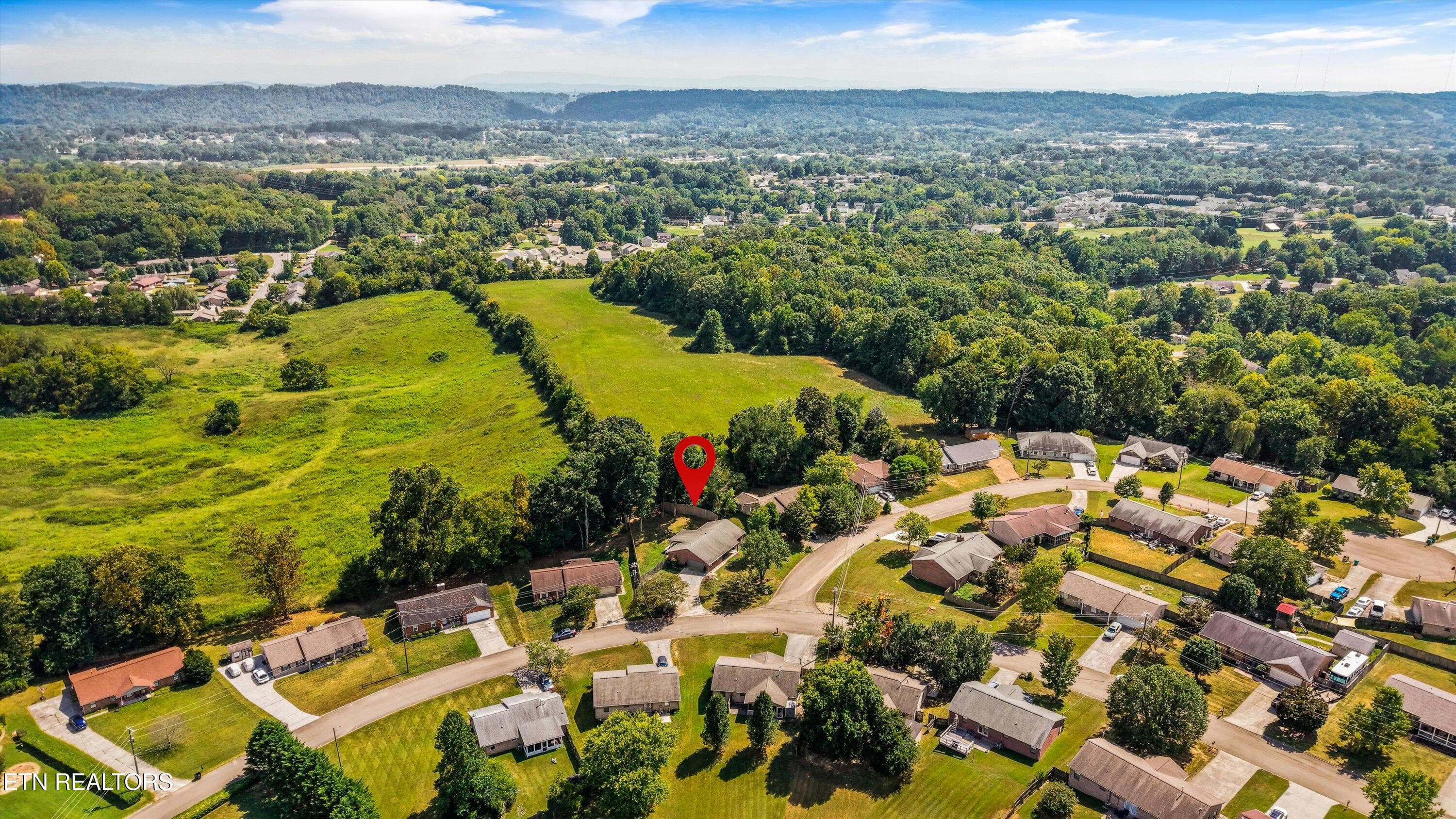 drone shot - 4525 Nathan Drive, Knoxville, TN 37938, Knoxville
