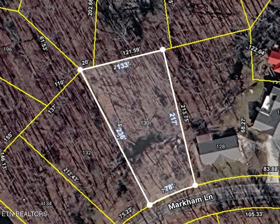 130 MARKHAM PLAT MAP - 130 Markham Lane, Fairfield Glade, TN 38558