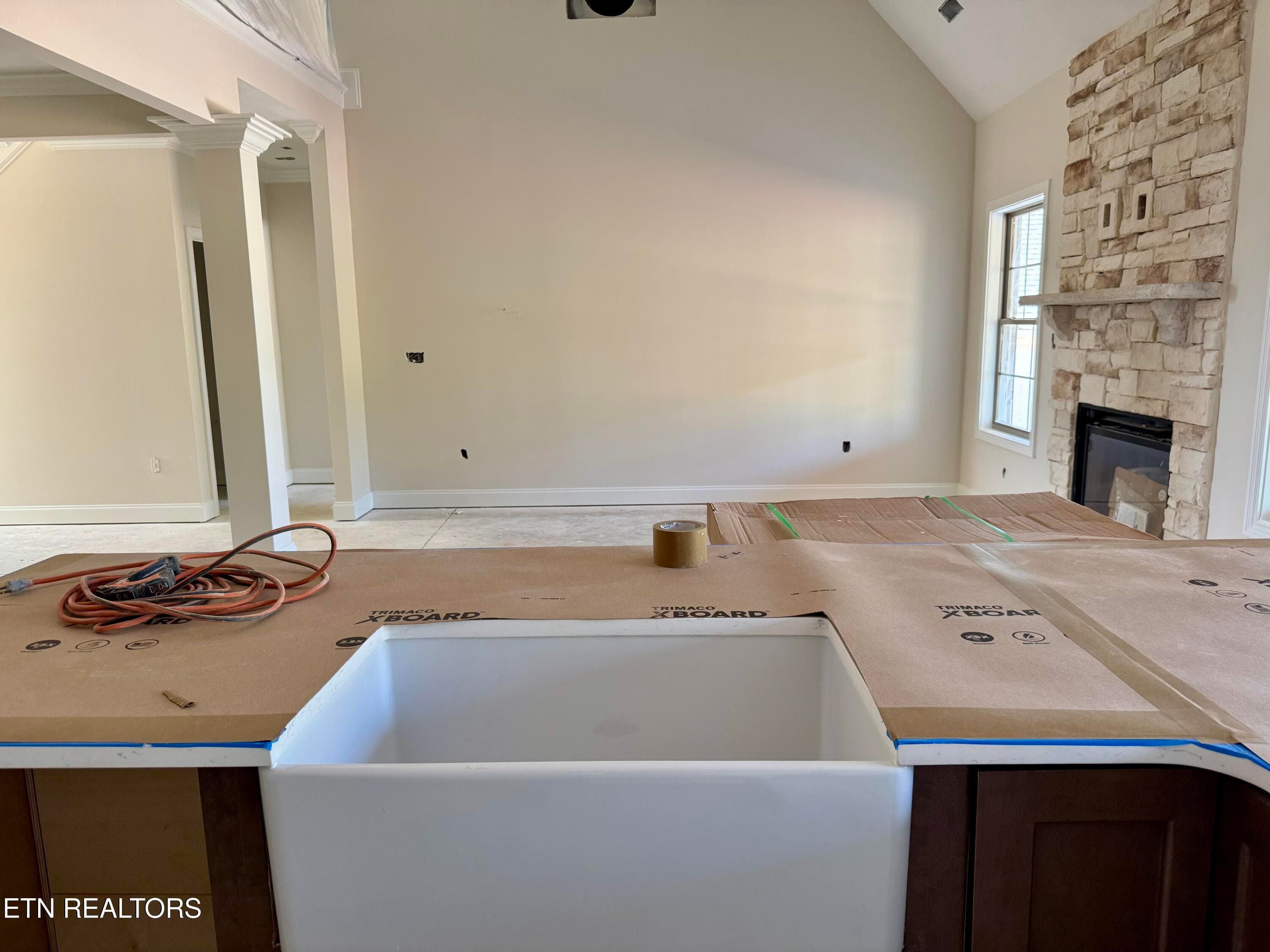 Kitchen Opens Into Great Room - 8861 Dancing Bear Lane, Knoxville, TN 37923, Knoxville