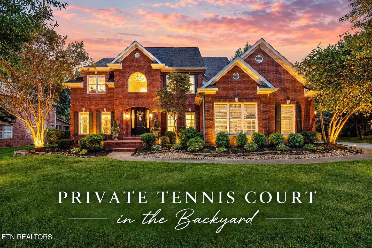 Twilight Luxury Brick Home - 810 Brochardt Blvd, Knoxville, TN 37934, Knoxville