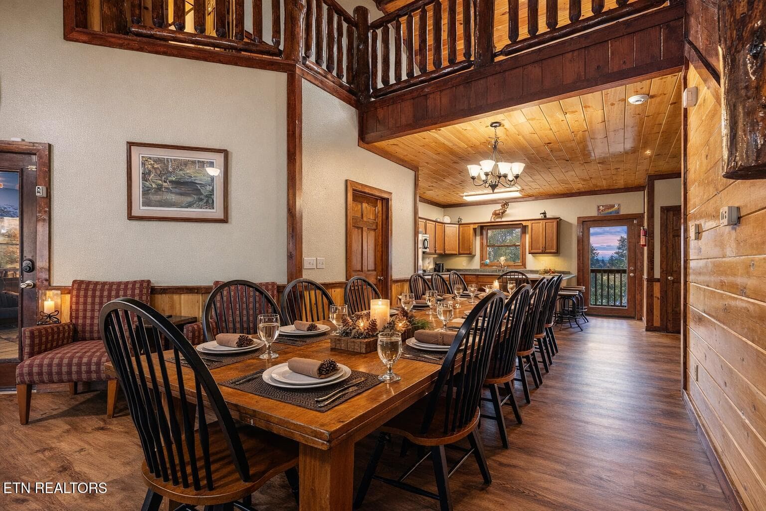 Dining Table for 203 Amet Way Pool Cabin - 203 Amet Way, Cosby, TN 37722, Cosby