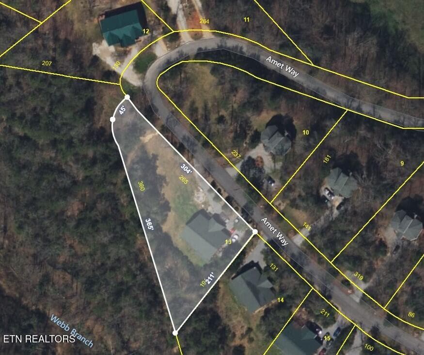Map - 203 Amet Way, Cosby, TN 37722, Cosby