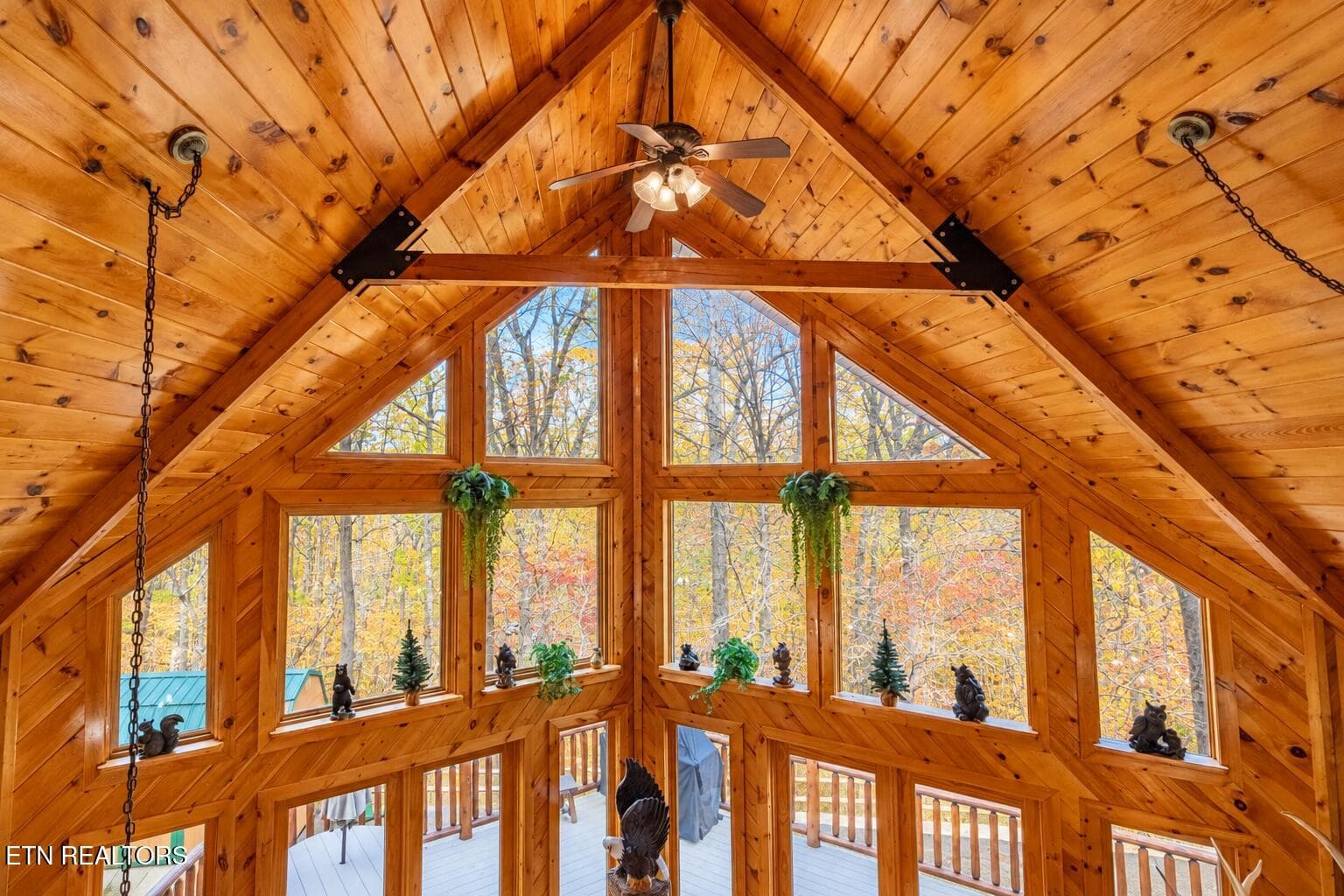 Rustic A-Frame Cabin in Autumn - 3341 Sugar Maple Loop Rd, Sevierville, TN 37862