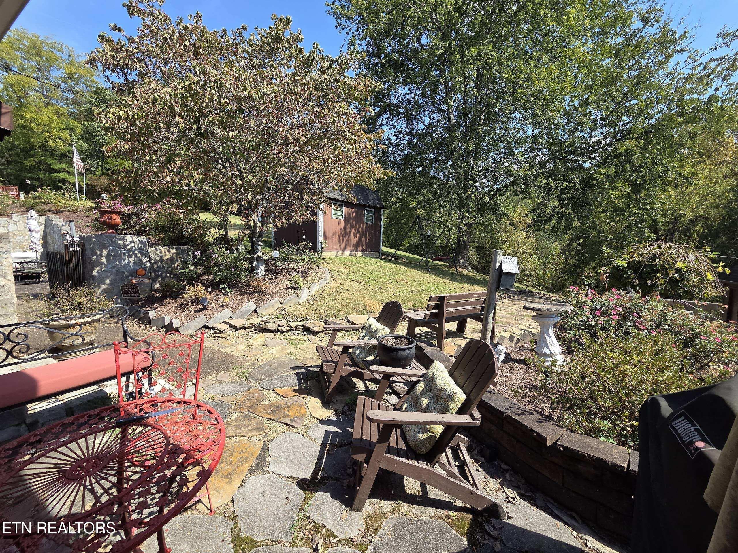 patio outside kitchen - 572 Mountain Rd, Clinton, TN 37716, Clinton