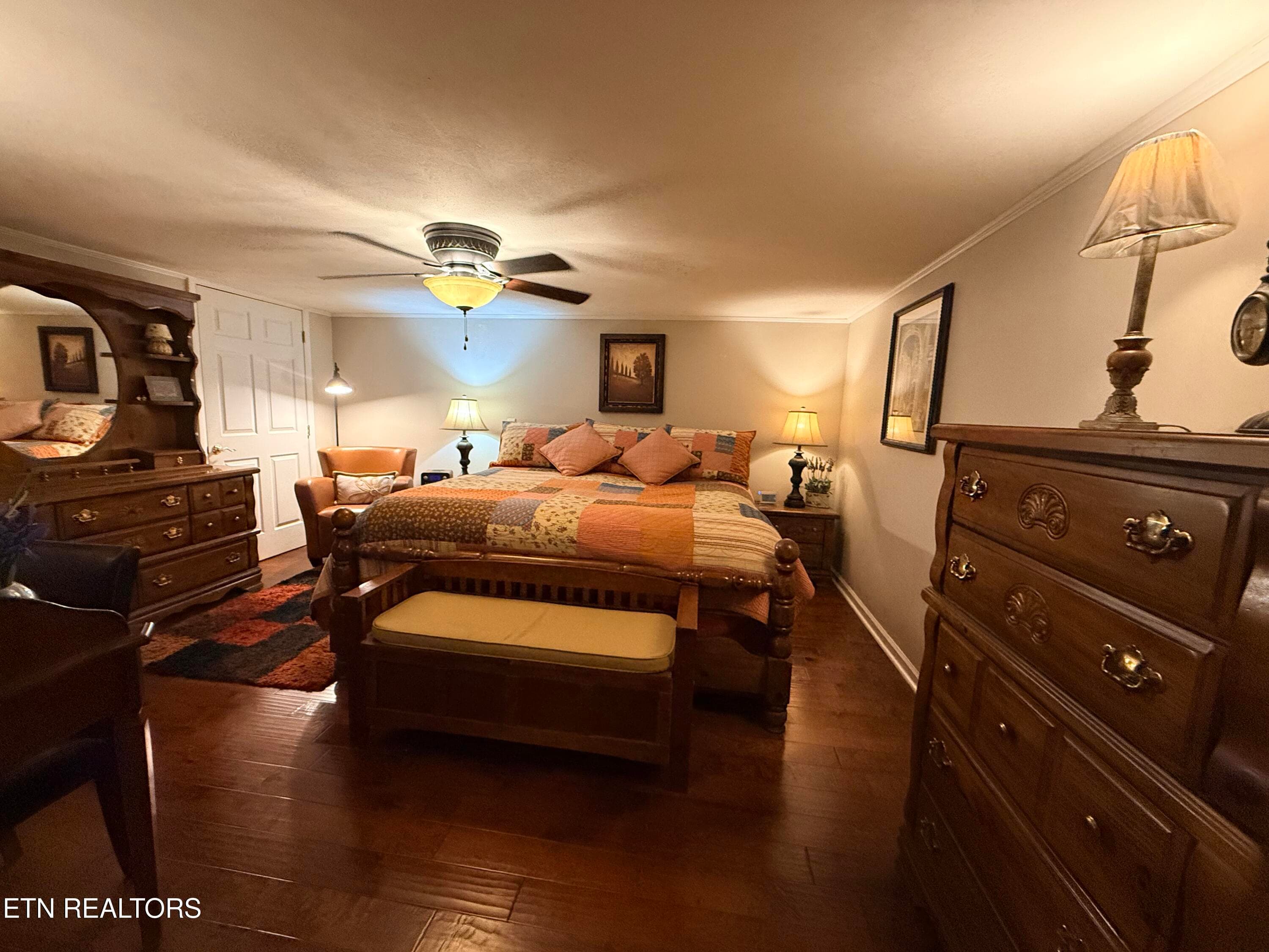 downstairs bedroom - 572 Mountain Rd, Clinton, TN 37716, Clinton