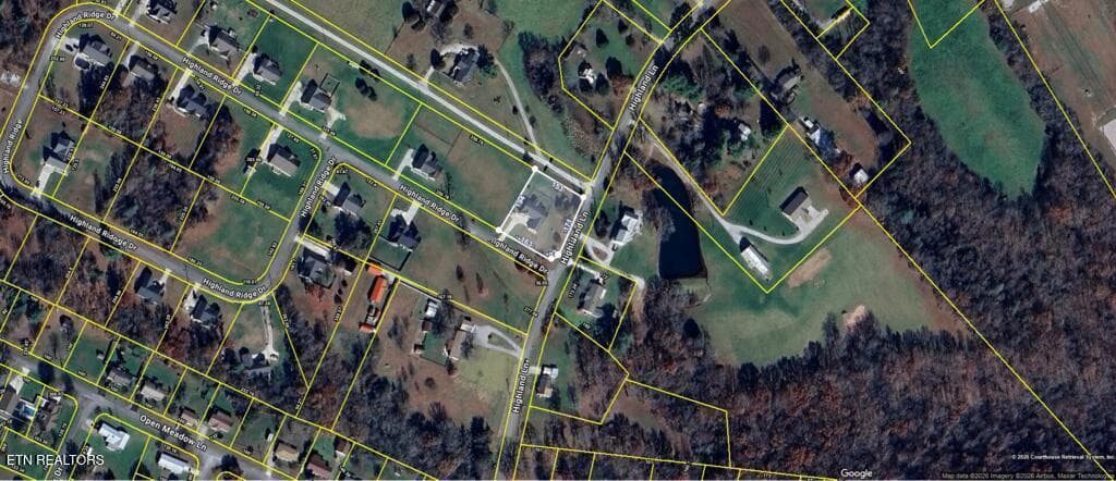 AERIAL PLAT - 40 Highland Ridge Drive, Crossville, TN 38555, Crossville