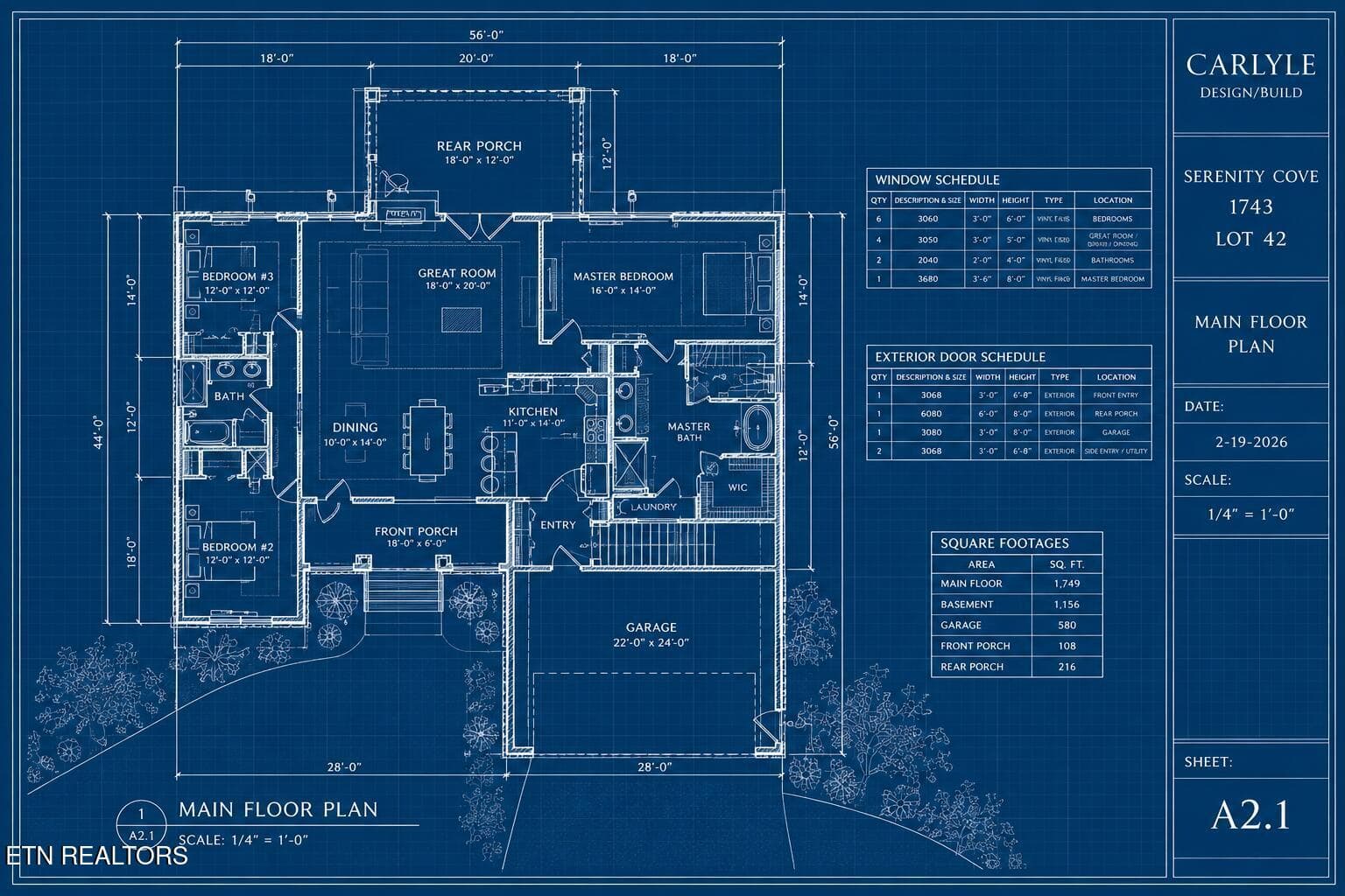 lot42schematic2 - 2905 Anchor Vista, Morristown, TN 37814, Morristown