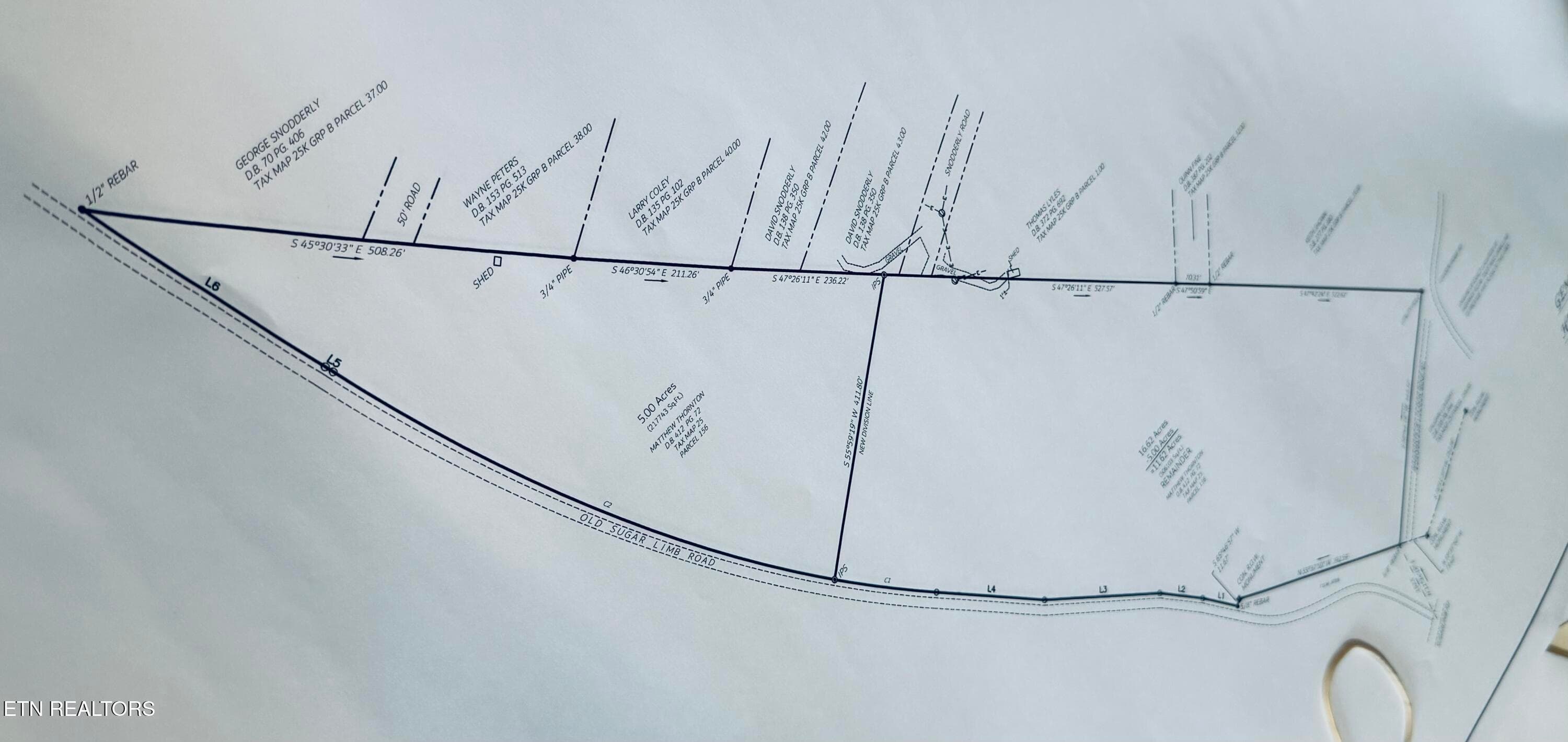 survey - 1300 Old Sugar Limb Rd, Loudon, TN 37774, Loudon