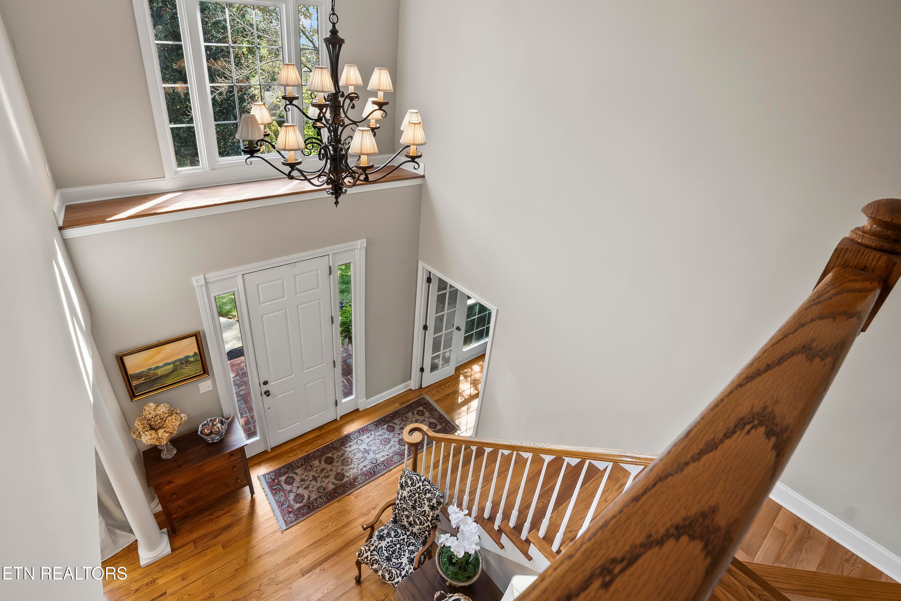 Overlook from upstairs to Foyer - 12715 Pepperwood Lane, Knoxville, TN 37934, Knoxville