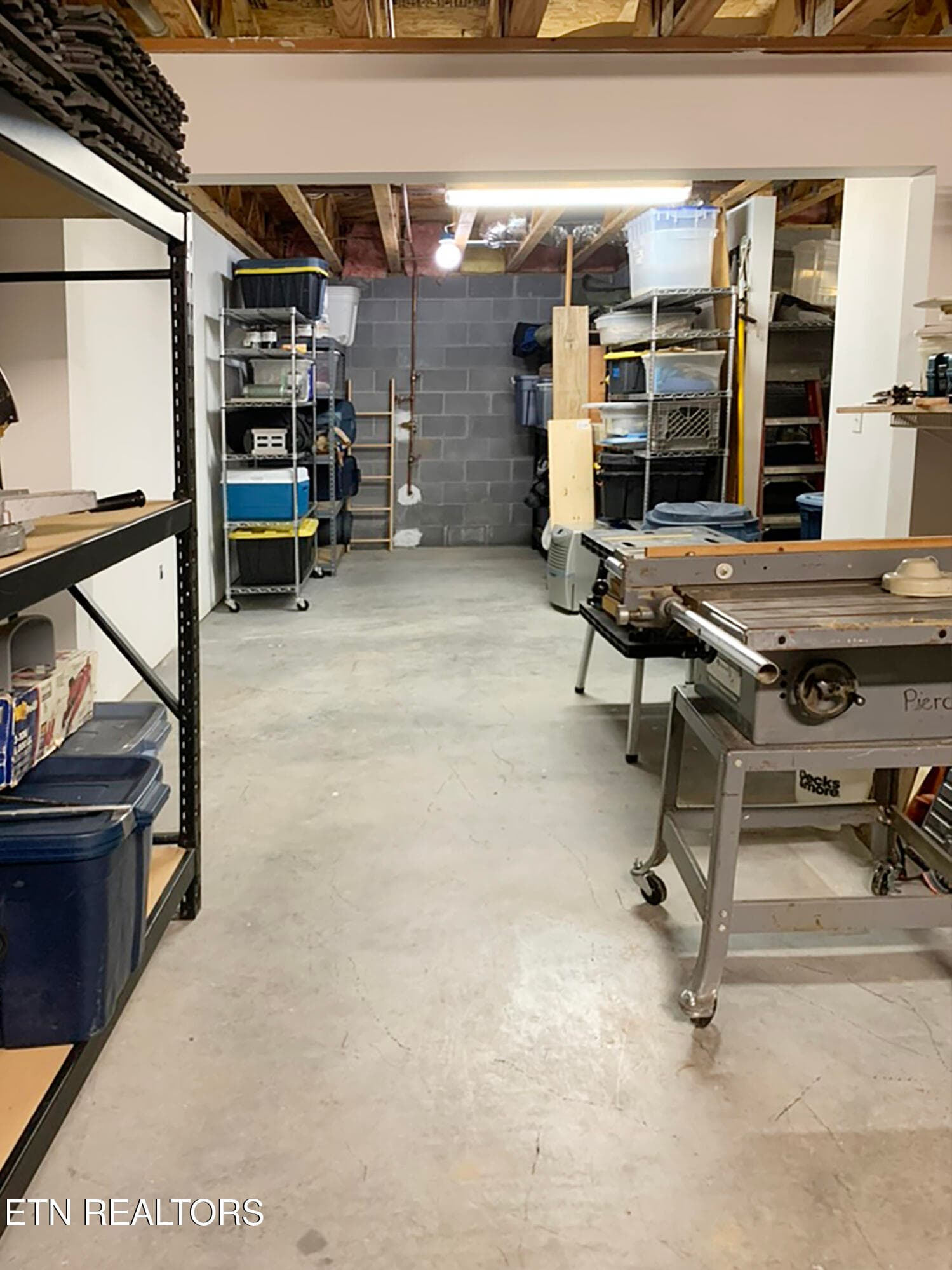 Basement workshop - 8127 Canter Lane, Powell, TN 37849